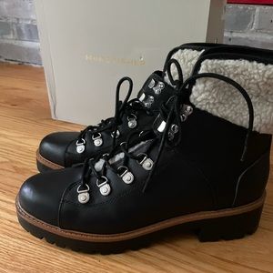 Marc Fisher lace-up booties